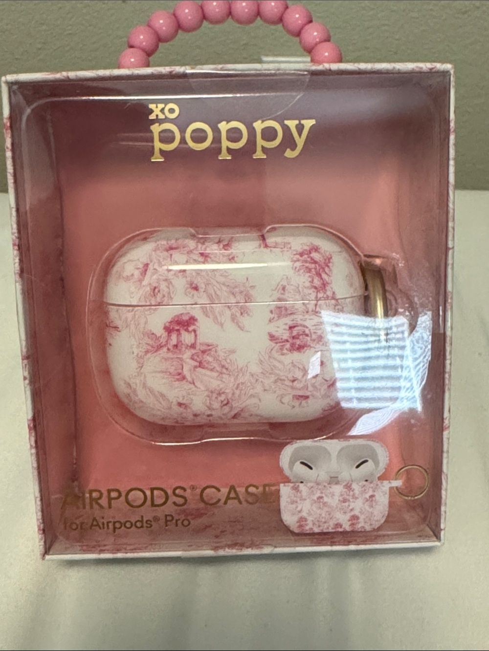 xo poppy Pink Floral AirPods Pro Case - xo poppy